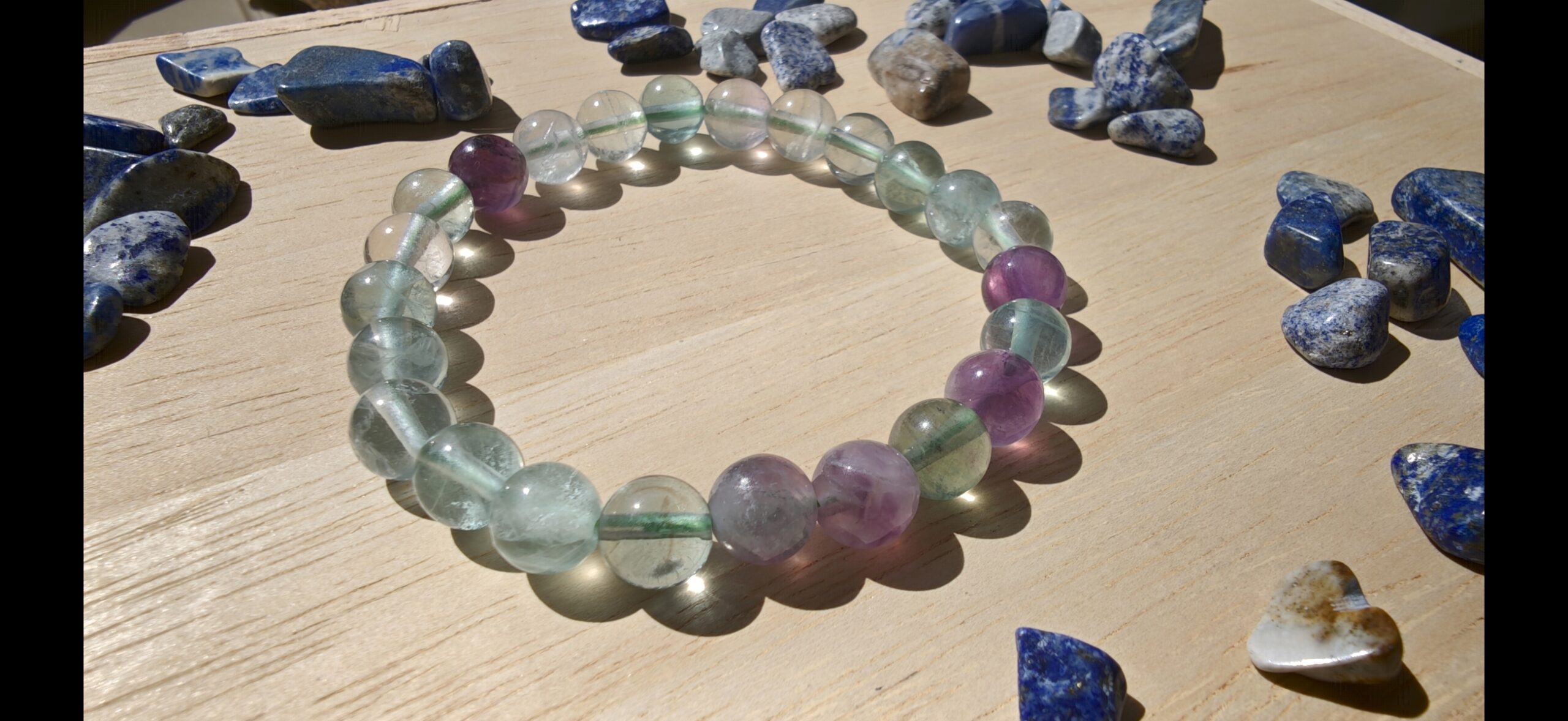 Multicolor Fluorite Bracelet